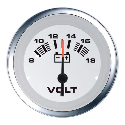 VEETHREE Voltmeter 8-18 Volt Ø2" - Lido Pro 