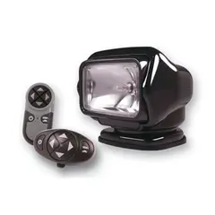 GOLIGHT STRYKER Fjernstyrt lyskaster 12V Sort - 2 tr&#229;dl&#248;se fjerkontroller