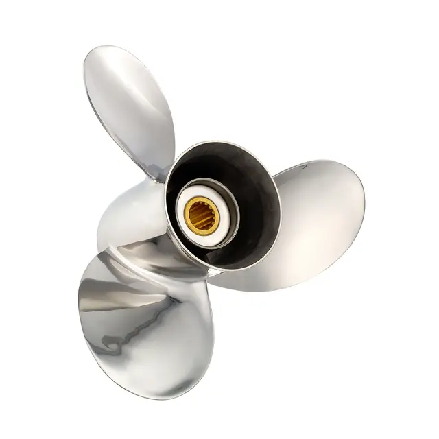 SOLAS Titan 3 - 13,3 x 19 (M/M-MCr, R) Propell (Stål) - 3 bl. - m/HUB - Høyre 