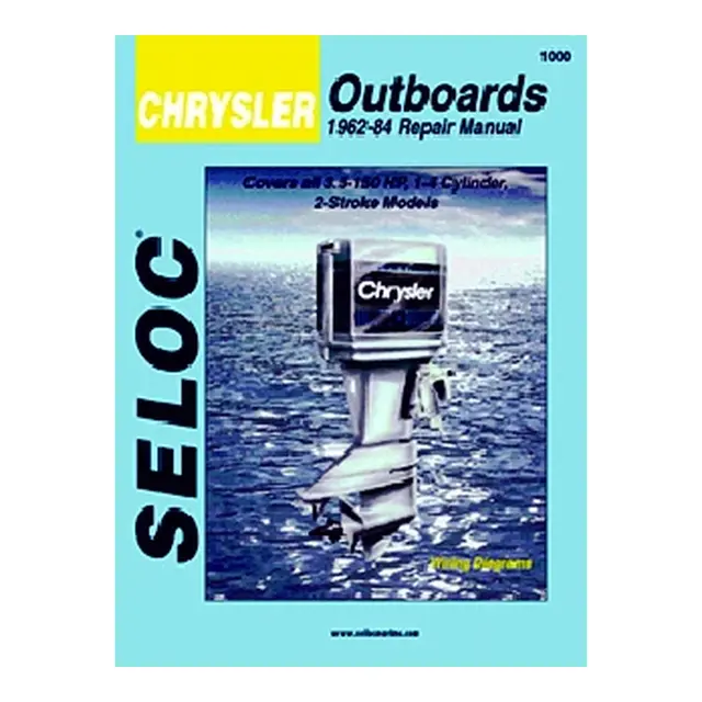 SELOC Motorhåndbok - Chrysler Outboards Mod: 1962-84 (se tabell) 