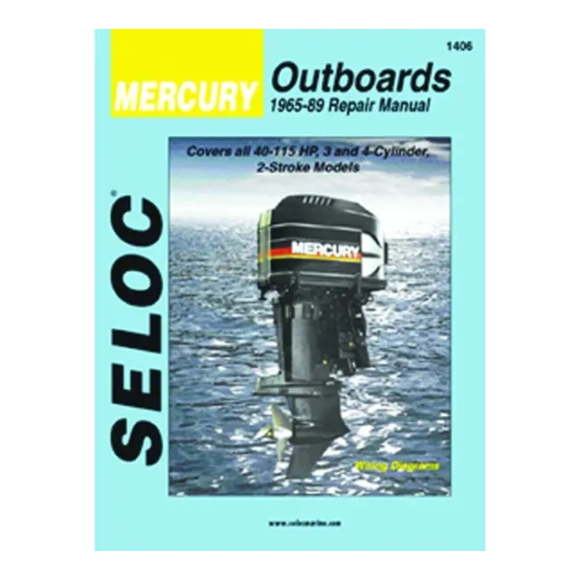 SELOC Motorhåndbok - Mercury Mod: 1965-89, 3-4 Syl (se tabell) 