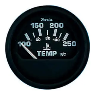 FARIA Vanntemp. m&#229;ler &#216;2&quot; - Sort - 100-250&#176; F