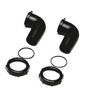 PLASTIMO Tilkoblinger, 90 grader for lensepumpe 11722