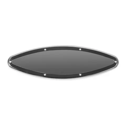BOMAR Skrogvindu (Portlight) 124 x 398 # 515 - fast/lukket - elipse