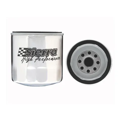 SIERRA Krom olje filter -&#160;18-7824C kort type - til de fleste GM motorer