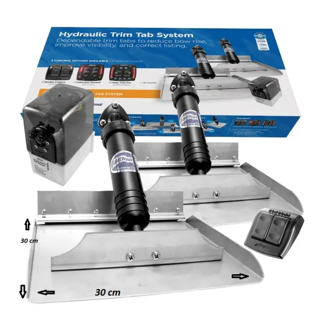 BENNETT Trimplan Elektro hydraulisk Komplett kit - 15 til 19 fot 