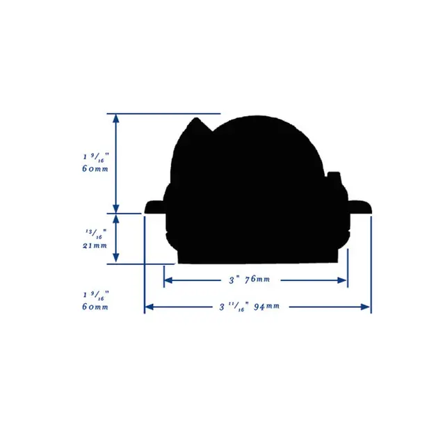 RITCHIE Nedfellbart kompass TR-35W Hvit - Rose: 57mm 