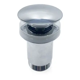 TREM Avl&#248;p i forkrommet messing 1 1/4&quot; - til glassvask