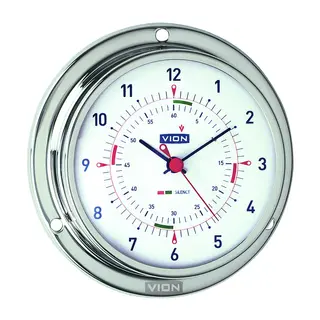 VION Klokke / Ur - &#216;97mm polert rustfritt st&#229;l