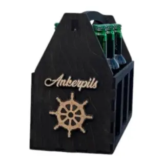 &#216;lkasse - Ankerpils h&#229;ndlaget m/ symbol